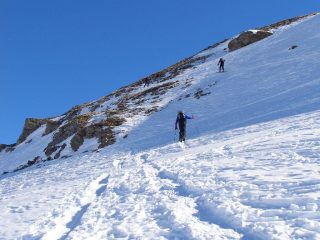 Parte alta, poca neve rimasta