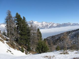 Rocciamelone ed inversione termica da Pian Cavallo