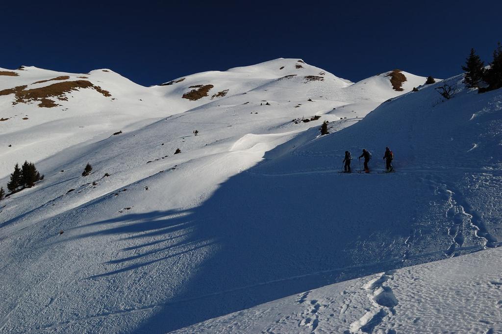 parte alta dell'itinerario