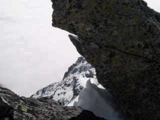 il rifugio Rivetti dal colle