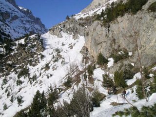 pendii prima della gola Chiusetta