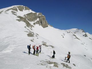 Quota 2400 dove si scavalca la cresta