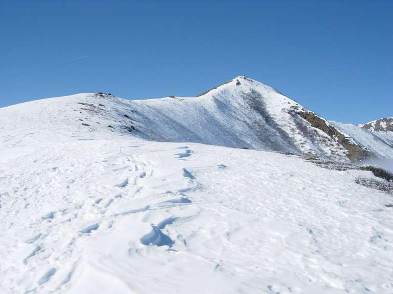 Il tratto finale di salita