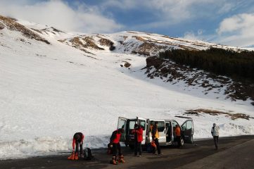 vista sull'itinerario