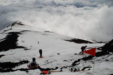 pendii finali dalla vetta