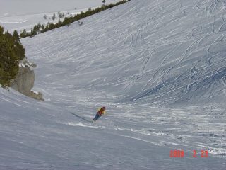 Scendendo nella Combe du Lasseron