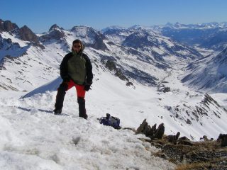 In cima, un po' di vento