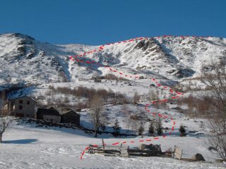 l'itinerario visto dall'alpe Capanne