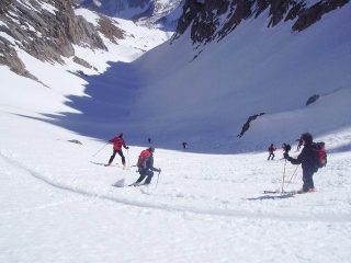 In discesa