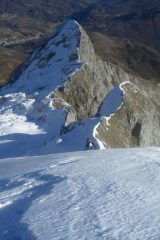 Sui pendii successivi al primo salto