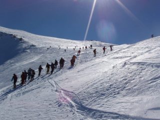 Parte alta della discesa