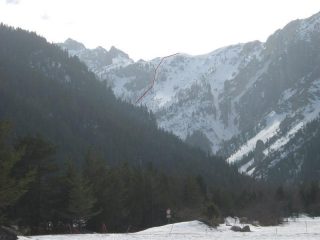 Il percorso da Pian del Colle