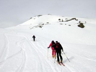 in vista della cima Saurel