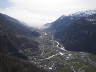 paesaggio sulla bassa valle