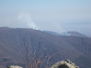 incendi nella zona val della torre