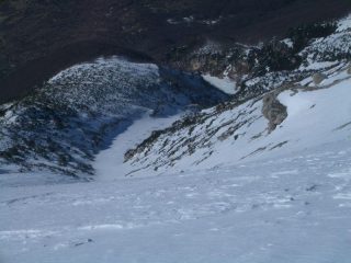 il vallone (Rava Pisciarello) visto dall'alto
