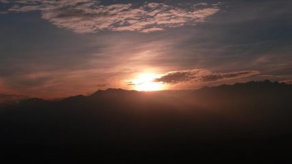 Tramonto dal Moncuni