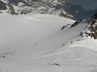 ultimo pendio prima della cresta