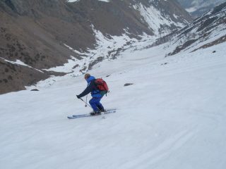 la parte finale della discesa