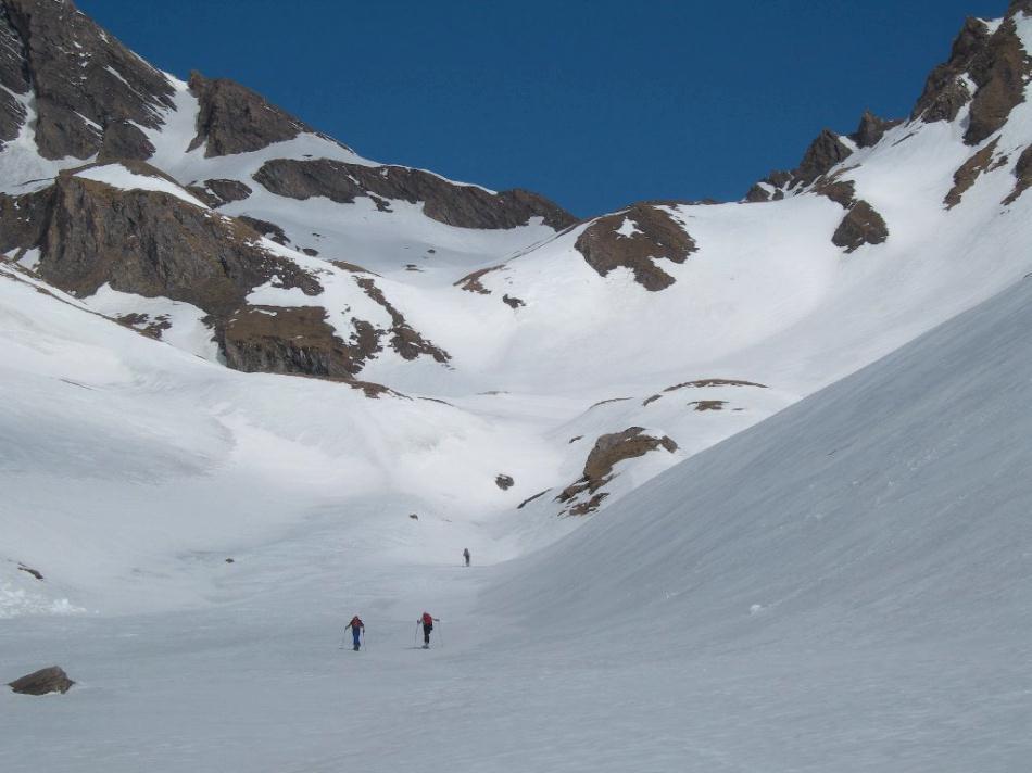 la parte finale prima del colle