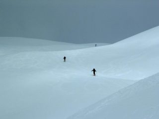 sui pendii vicino al colletto