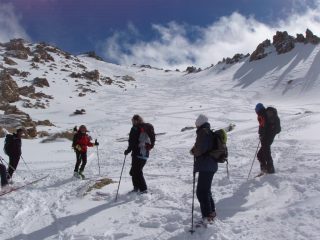In discesa