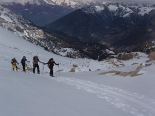 Il vallone in salita