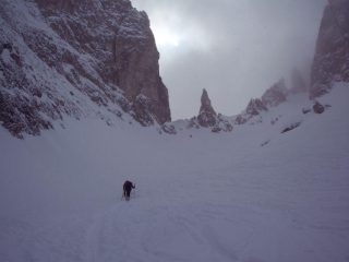 verso la forcella Cadin della neve