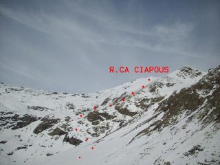 l'itinerario dal rifugio