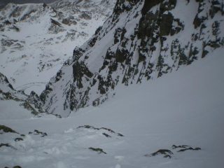 il due dita visto dalla cima