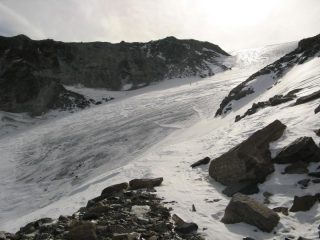 ultimo pendio prima del colle