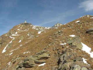 Il tratto finale di salita