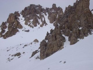 Oronaye con a sx il canale sud