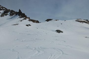 primi pendii in discesa