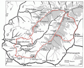Gronda (Passo) giro dalla valle Sorba alla Gronda