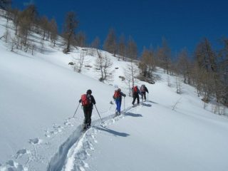 in salita