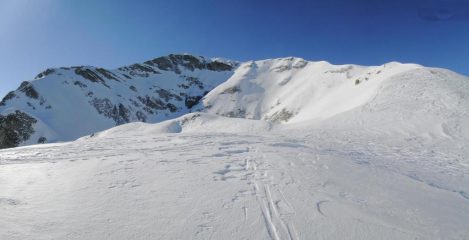 Cresta finale dopo lo sperone