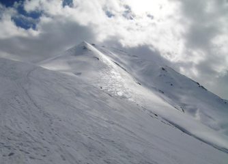 Canali di discesa sulla Colla Bauzano