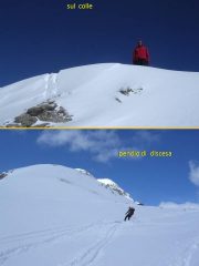 sul colle e in discesa