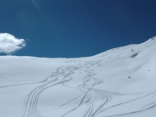 tracce della nostra discesa