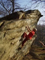 su Dolce 6a al masso dell'Uomo Ragno