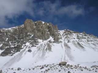 Il canale Sud visto dal passo di Desert