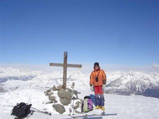 Lo spettacolare panorama dalla punta