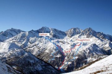 Itinerari al Galihorn e Guggilinhorn dal Pioltone (foto di Thinkice.it)