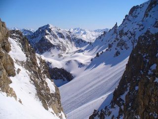 La Viraysse pelata vista dal colle Forcellina