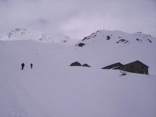 in salita nei pressi delle maghe