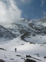 Verso la parete nord