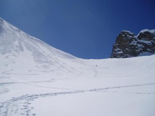 sul colletto a pochi metri dalla puta
