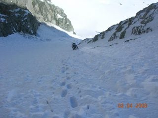 rampa che collega conoide a canale. 50° pieni
