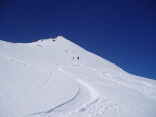 La prima parte della discesa